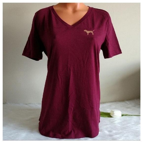 ❌🎀SET🎀Size L PINK VS TEE + LEGGINGS SIZE L.nwt - Picture 2 of 5